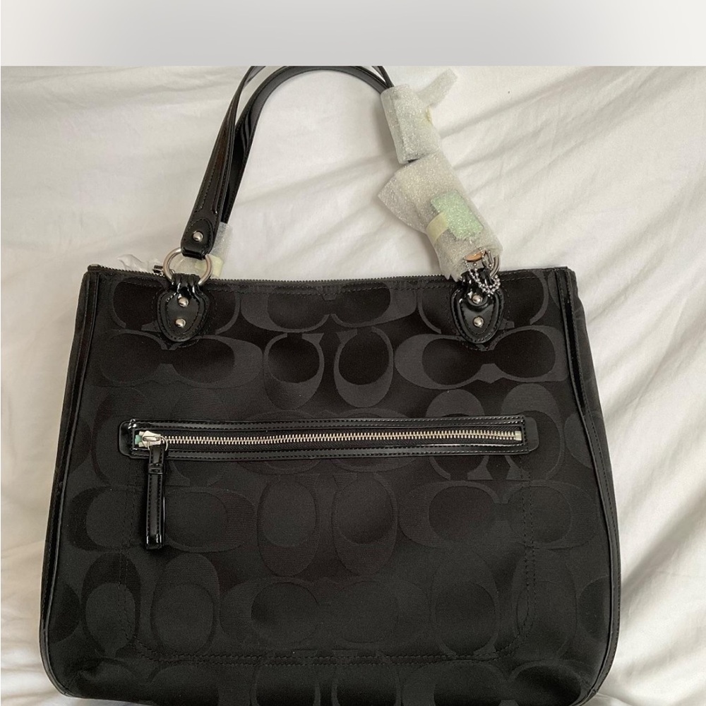 Coach Black Signature Shoulder Bag